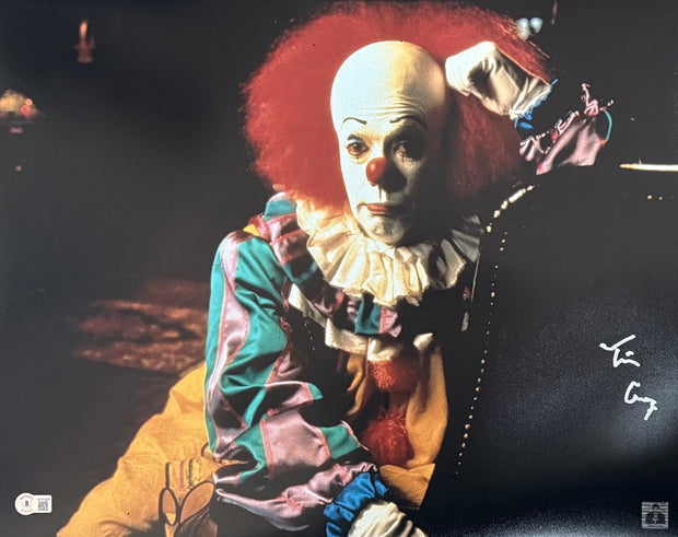 Tim Curry signed 16x20 IT the movie photo  Image #2 Beckett Authenticated with Tim Curry's Official COA