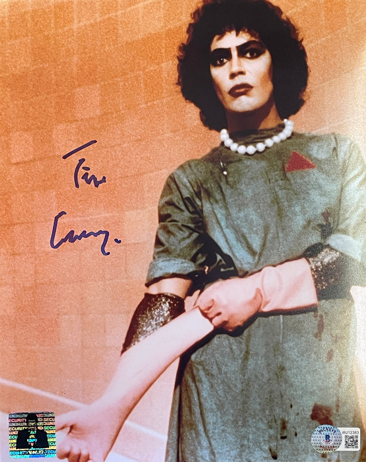 Tim Curry signed 8x10 Frank-N-Furter Image #6 Beckett Authenticated with Tim Curry's Official COA