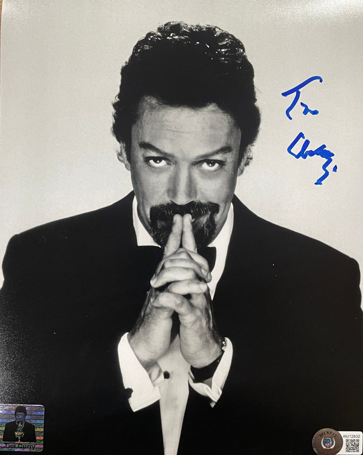 Tim Curry signed 8x10 Studio Portrait photo Beckett Authenticated with Tim Curry's Official COA