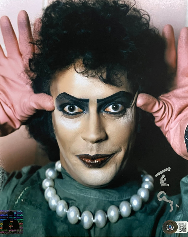 Tim Curry signed 8x10 Frank-N-Furter Image #7 Beckett Authenticated with Tim Curry's Official COA