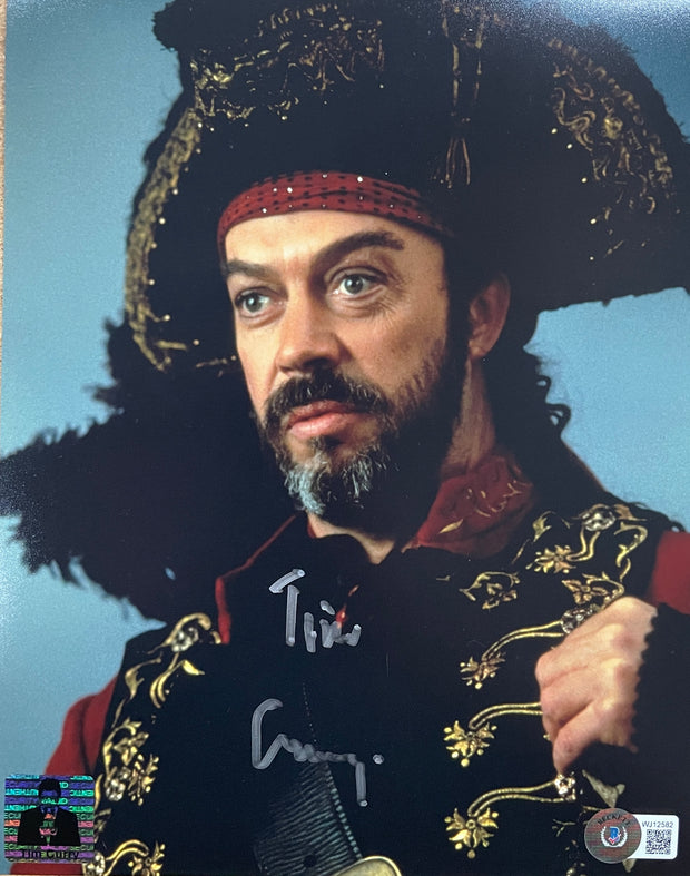 Tim Curry Signed Muppet Treasure Island 8x10 Image #1 Beckett Authenticated with Tim Curry's Official COA