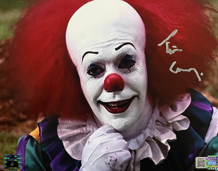 Tim Curry signed 8x10 IT movie Image #3 OCCM Authenticated with Tim Curry's Official COA