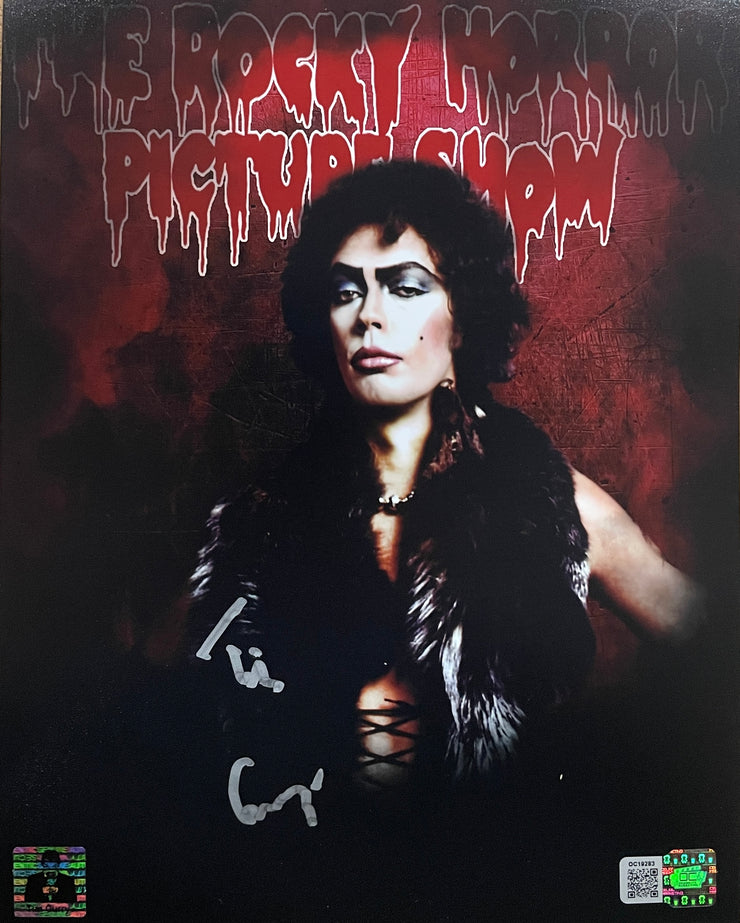 Tim Curry signed 8x10 Frank-N-Furter Image #3 OCCM Authenticated with Tim Curry's Official COA