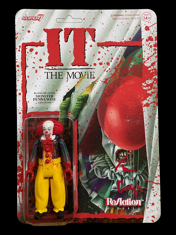 Tim Curry Signed IT The Movie Pennywise ReAction Figure (Red)