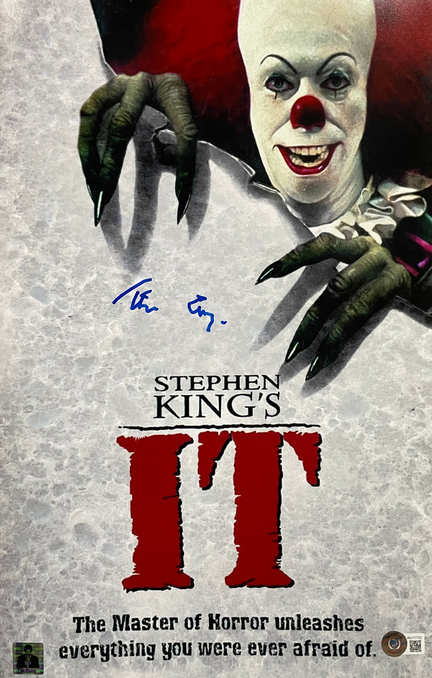 Tim Curry signed 11x17 IT the movie Image #4 Beckett Authenticated with Tim Curry's Official COA