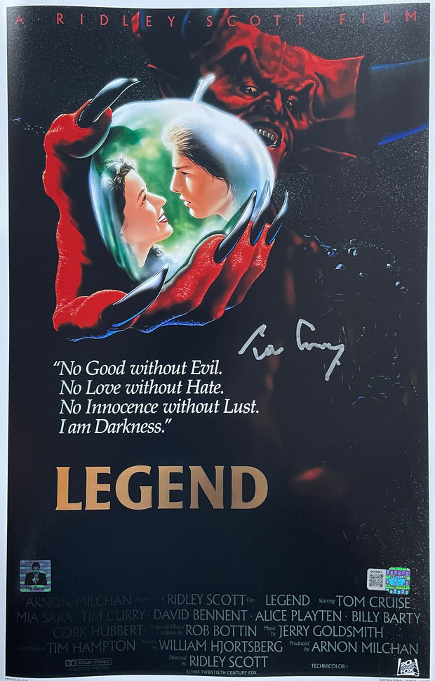 Tim Curry signed 11x17 Legend Photo OCCM Authenticated with Tim Curry's Official COA