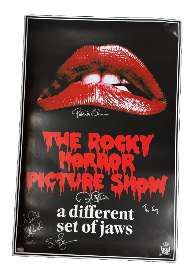 Cast Signed Rocky Horror Picture Show Full Size Poster