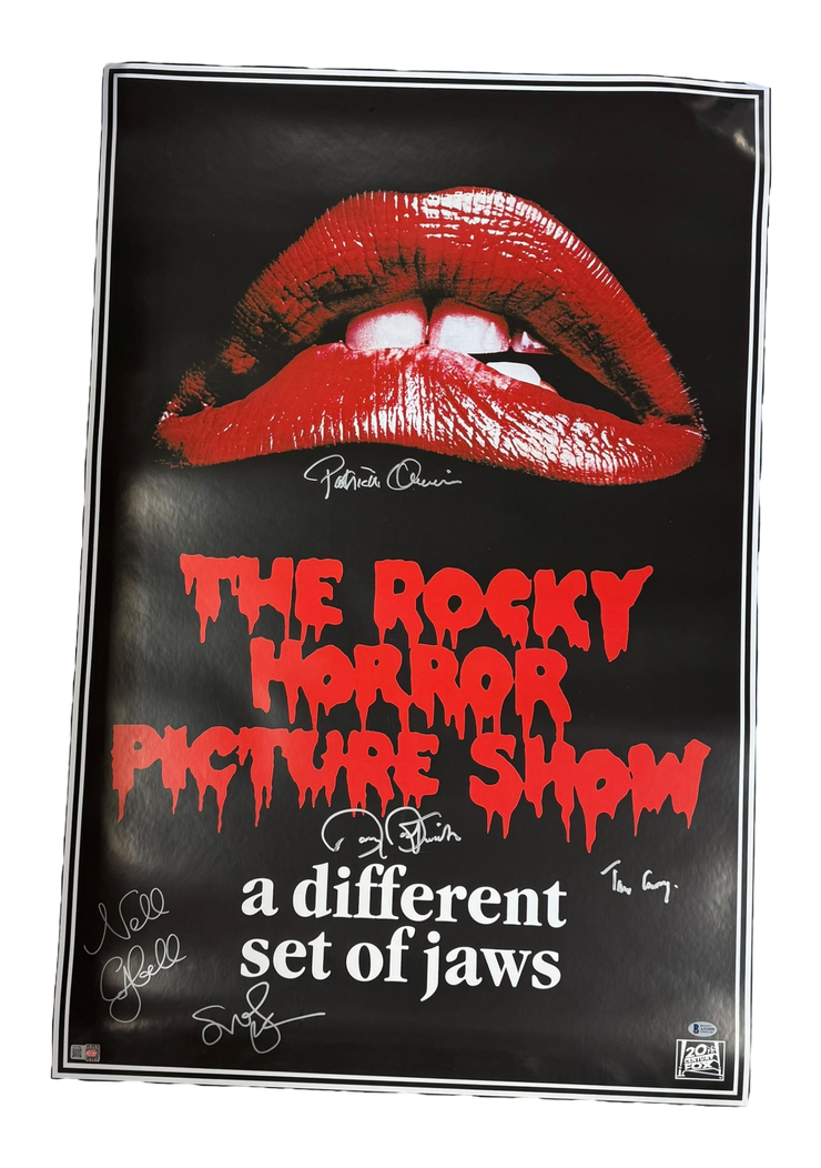 Cast Signed Rocky Horror Picture Show Full Size Poster