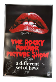 Cast Signed Rocky Horror Picture Show Full Size Poster