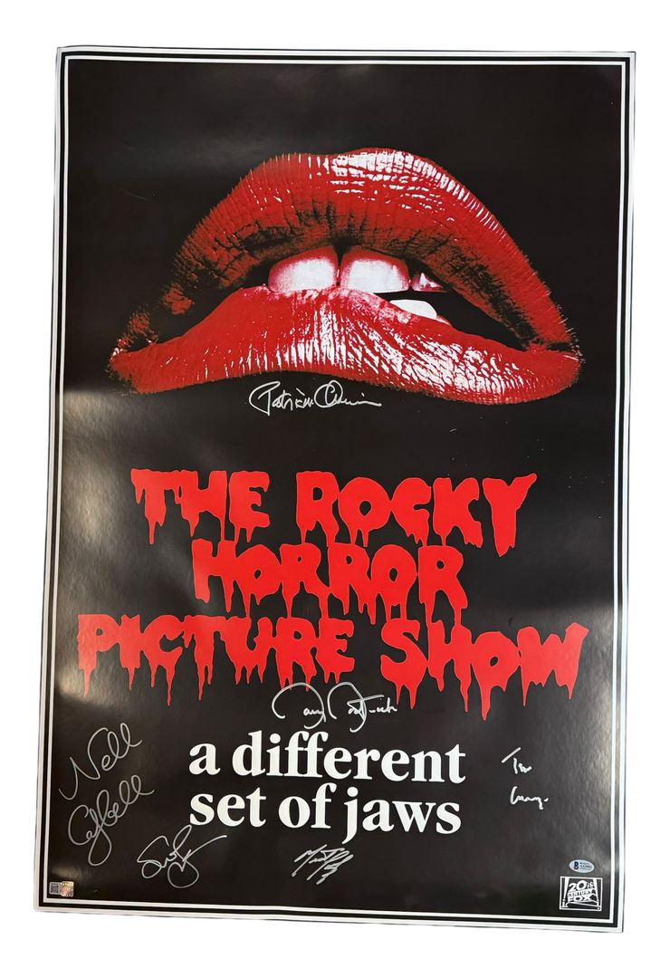 Cast Signed Rocky Horror Picture Show Full Size Poster