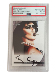 Tim Curry signed Leaf Trading Card PSA/DNA Encap (Black)