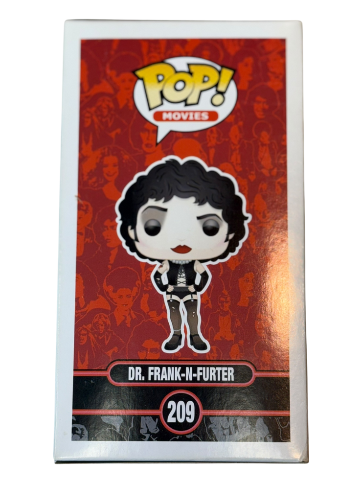 Tim Curry autographed Rocky Horror Picture Show Frank-N-Furter Funko Pop! OCCM QR authenticated with Tim Curry Holo (B)