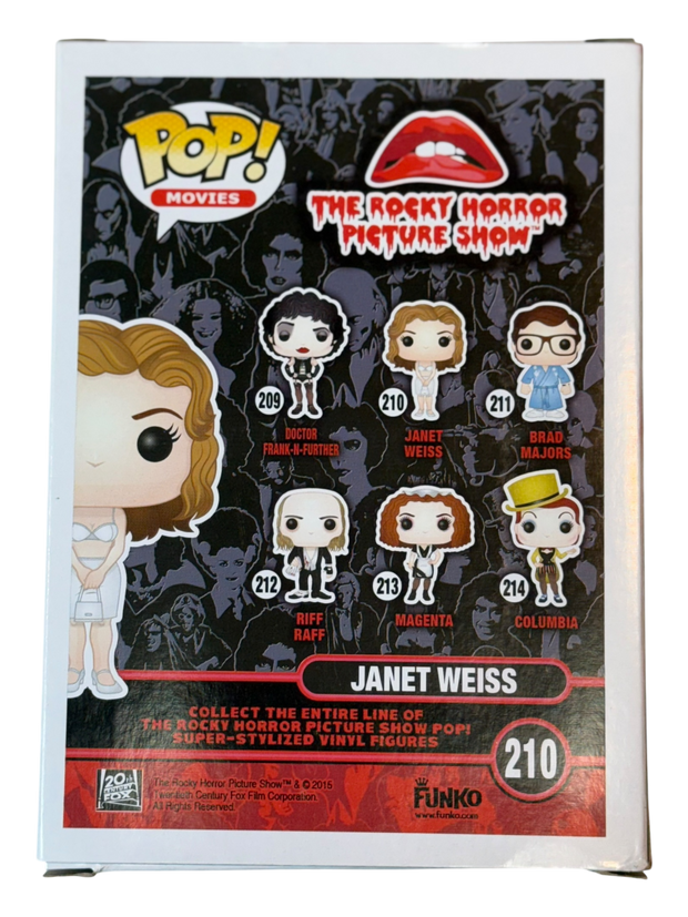 Susan Sarandon autographed Rocky Horror Picture Show Janet Weiss Funko Pop! OCCM QR authenticated (A)