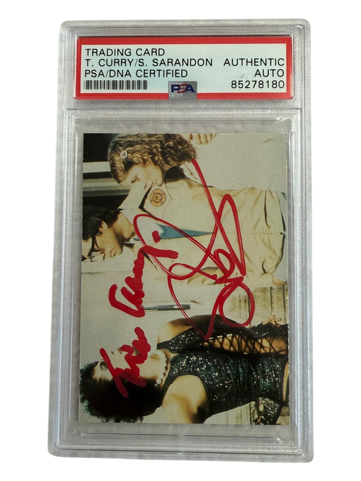 Tim Curry & Susan Sarandon signed RHPS Trading Card PSA/DNA Encap #27 (2)