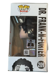 Tim Curry autographed Rocky Horror Picture Show Frank-N-Furter Funko Pop! OCCM QR authenticated with Tim Curry Holo (A)