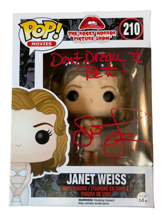 Susan Sarandon autographed Rocky Horror Picture Show Janet Weiss Funko Pop! OCCM QR authenticated (A)