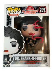 Tim Curry autographed Rocky Horror Picture Show Frank-N-Furter Funko Pop! OCCM QR authenticated with Tim Curry Holo (B)