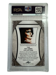 Tim Curry signed Leaf Trading Card Purple Border PSA/DNA Encap