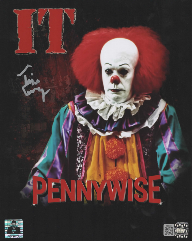 Tim Curry signed 8x10 IT movie Image #2 OCCM Authenticated with Tim Curry's Official Holo