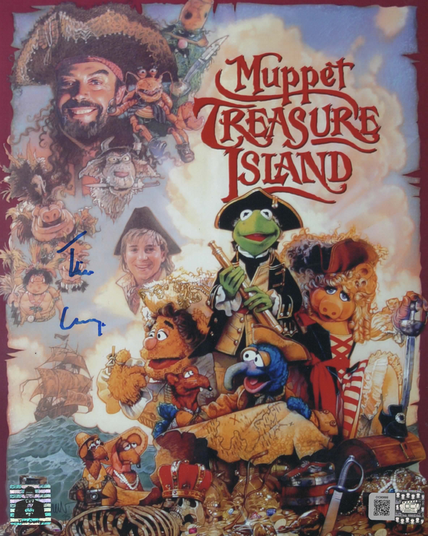 Tim Curry Signed Muppet Treasure Island 8x10 Image #2 OCCM Authenticated with Tim Curry's Official Holo