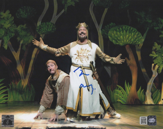 Tim Curry signed 8x10 Spamalot photo Image #2 OCCM authenticated with QR code and Tim Curry official Holo