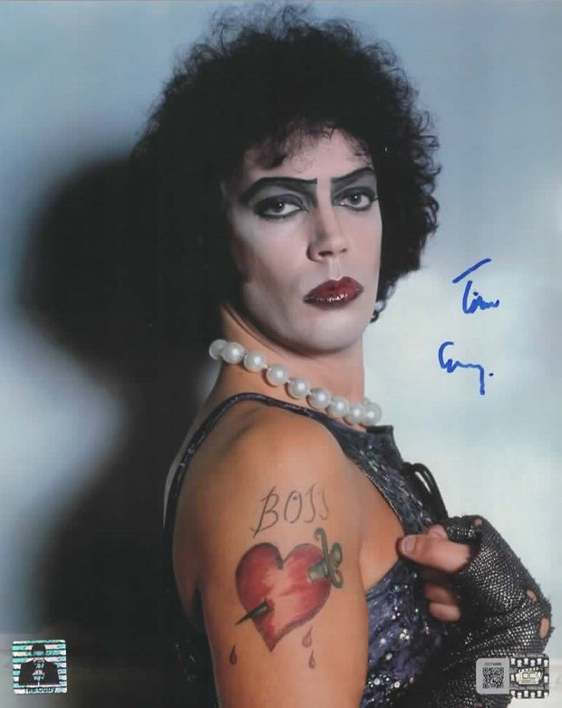 Tim Curry 8x10 Frank-N-Furter autographed Photo OCCM authenticated with Tim Curry Holo