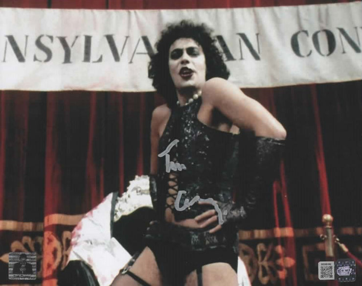 Tim Curry 8x10 autographed Rocky Horror Frank-N-Furter Photo OCCM authenticated with Tim Curry Holo