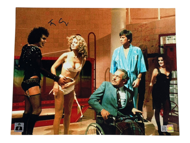 Tim Curry autographed Rocky Horror Picture Show 11x14 Photo OCCM authenticated with Tim Curry Holo