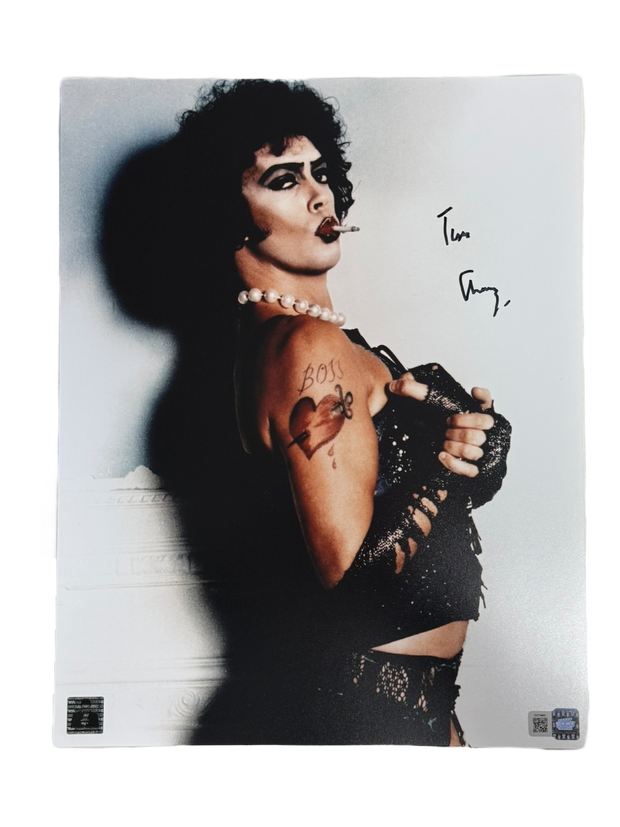 Tim Curry autographed 11x14 Frank-N-Furter Photo OCCM authenticated with Tim Curry Holo