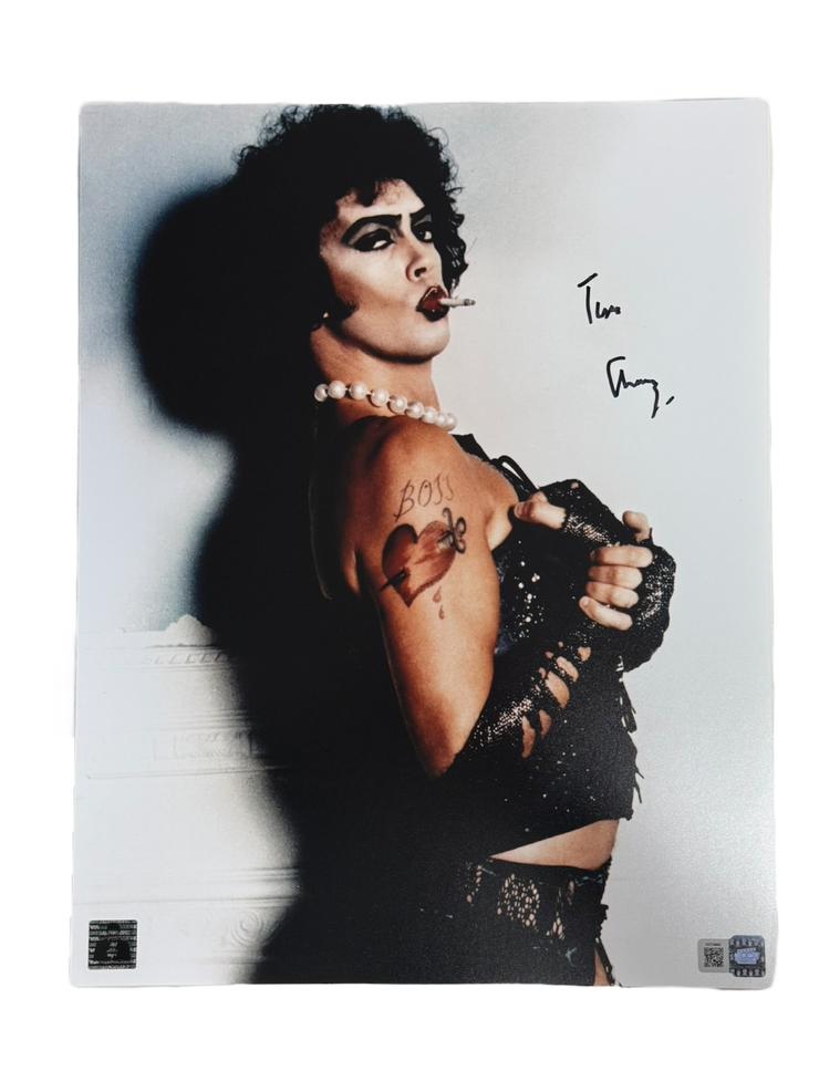 Tim Curry autographed 11x14 Frank-N-Furter Photo OCCM authenticated with Tim Curry Holo