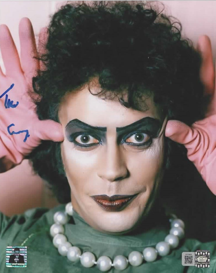 Tim Curry autographed Frank-N-Furter 8x10 Photo OCCM authenticated with Tim Curry Holo