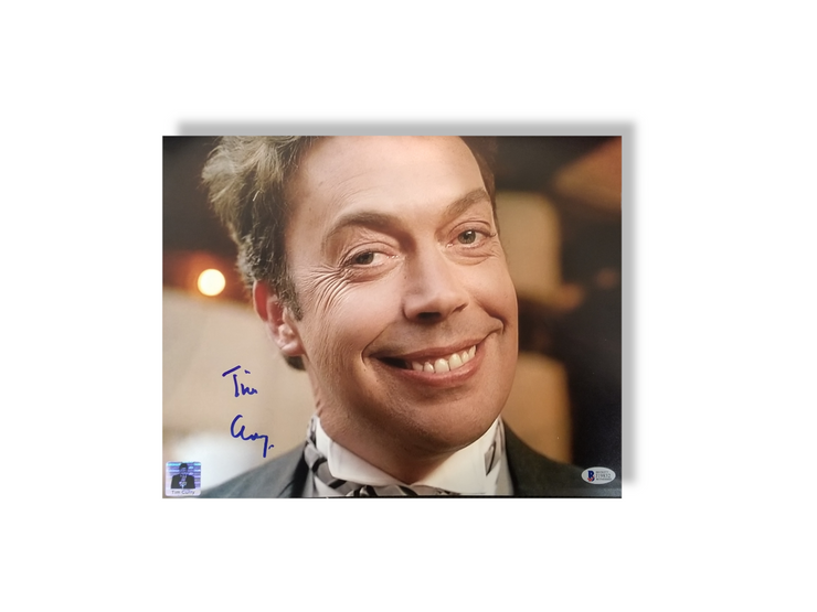 Tim Curry Signed Home Alone 2 11x14 Photo Beckett Authenticated with Tim Curry's Official COA