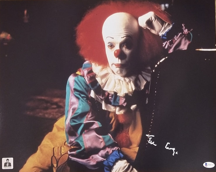 Tim Curry signed 16x20 IT the movie photo  Image #2 Beckett Authenticated with Tim Curry's Official COA