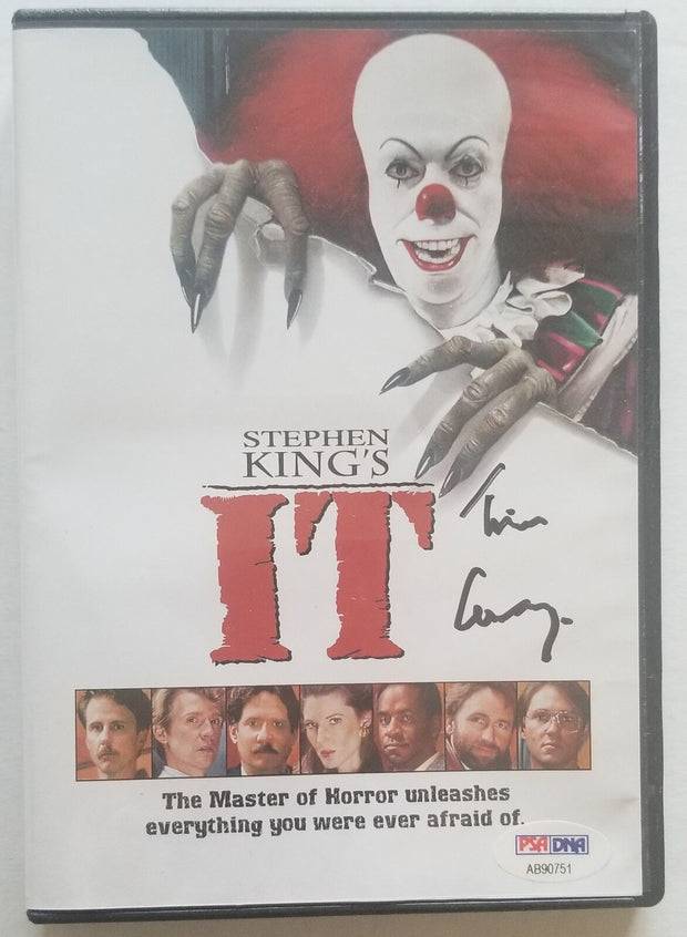 Tim Curry signed IT DVD