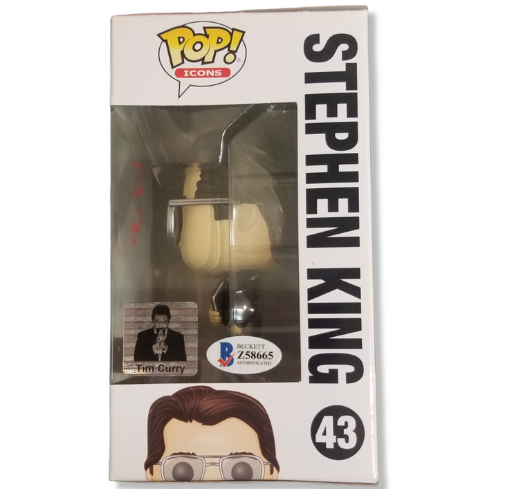 Tim Curry signed Stephen King POP! (Red)
