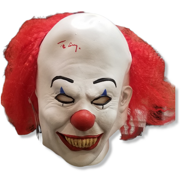 Tim Curry signed Pennywise Mask